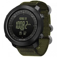 Наручний годинник чоловічий з компасом North Edge Apache Green 5BAR Чорний (2860)