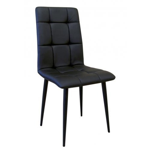 Стілець Max's furniture Мічіган 02 Чорний/Чорний Стілець Max's furniture Мічіган 02 Чорний/Чорний