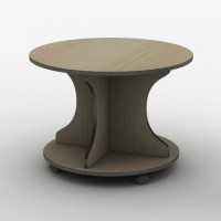 Журнальний столик Тиса Мебель СЖ-2 Бук 50x70x70 см Журнальний столик Тиса Мебель СЖ-2 Бук 50x70x70 см