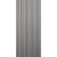 Декоративна стінова рейка Sticker Wall WPC 3000x150x9 мм Сірий (SW-00001870)