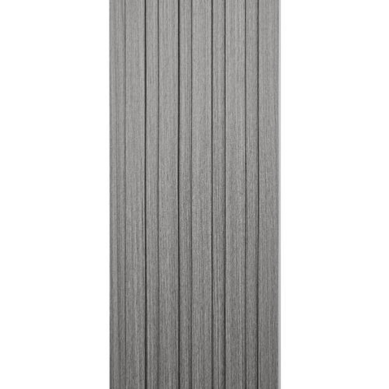 Декоративна стінова рейка Sticker Wall WPC 3000x150x9 мм Сірий (SW-00001870)