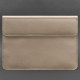Шкіряний чохол-конверт на магнітах для MacBook 15 дюйм Світло-бежевий BlankNote