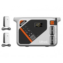 Зарядна станція Litheli B1000 1800Вт LiFePO4 2хPower Bank (2444766190)
