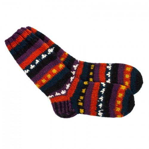 Шкарпетки теплі Тапа Kathmandu вовна яка L Різнокольорові візерунки (27297) в інтернет супермаркеті PbayMarket!