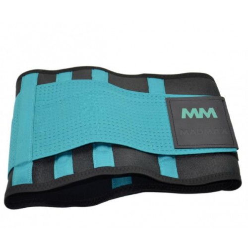 Пояс компресійний MadMax MFA-277 Slimming belt Black/turquoise M Пояс компресійний MadMax MFA-277 Slimming belt Black/turquoise M