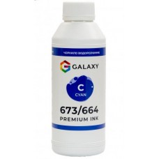 Чорнило Galaxy 673/664 Epson 500 мл Cyan (10490)