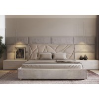 Ліжко двоспальне BNB Aurora Comfort 180 x 200 см Simple Рожевий