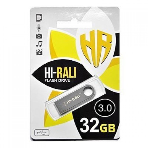 Флеш-накопичувач USB3.0 32GB Hi-Rali Shuttle Series Silver (HI-32GB3SHSL) в інтернет супермаркеті PbayMarket!