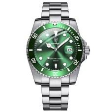 Наручний годинник чоловічий Poedagar Olevs Сріблястий (3411)