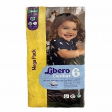 Дитячі підгузники Libero Comfort 6 (13-20 кг) 68 шт