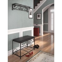 Комплект: вішалка/пуф Tenero Честер Чорний (1892) Комплект: вішалка/пуф Tenero Честер Чорний (1892)