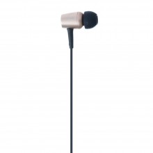 Дротові навушники 3.5mm Celebrat G1 вакуумні з мікрофоном 1.2m Gold