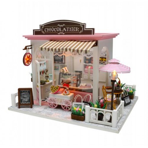Ляльковий будиночок 3D Румбокс CuteBee DIY DollHouse Шоколадниця (V357SD) Ляльковий будиночок 3D Румбокс CuteBee DIY DollHouse Шоколадниця (V357SD)