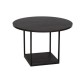 Кавовий журнальний столик у стилі Loft NS-545 530x700x700 мм Черный