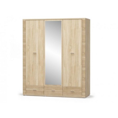 Шафа розстібна Меблі Сервіс Гресс 2Д/1Дз/3Ш дуб самоа Шафа розстібна Меблі Сервіс Гресс 2Д/1Дз/3Ш дуб самоа