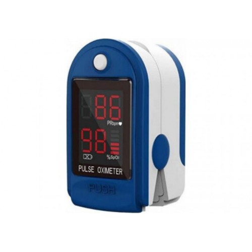 Пульсоксиметр Heal Force Fingertip Pulse Oximeter Синій + багаторазова маска чорна в подарунок (0227) в інтернет супермаркеті PbayMarket!