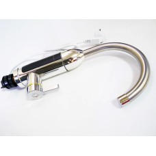 Проточний водонагрівач з екраном Delimano хром пластик RX-012 Підключення знизу