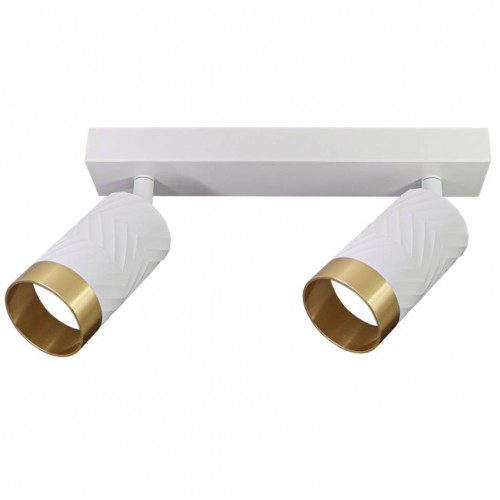 Спот Polux Arras 5.5x26x16 см Біло-золотистий (Pol323606)