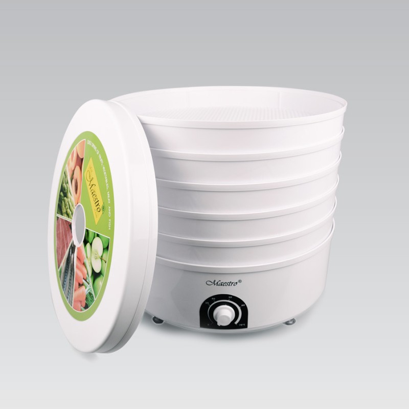 Електрична сушарка для фруктів та овочів 20 л Maestro MR-766