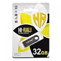 Флеш-накопичувач USB 32GB Hi-Rali Shuttle Series Black (HI-32GBSHBK)