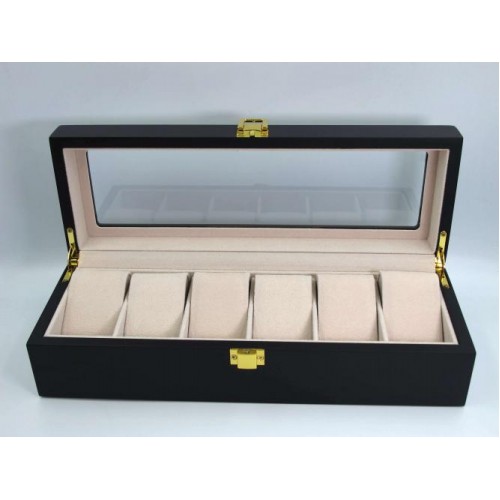 Шкатулка для зберігання годинників Craft 6WB.LID.MAT Чорний Шкатулка для зберігання годинників Craft 6WB.LID.MAT Чорний