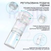 Бездротовий дермапен для мікронідлінгу Hydra Pen з автоматичною подачею сироватки H3 Коричнево-сріблястий (1027)