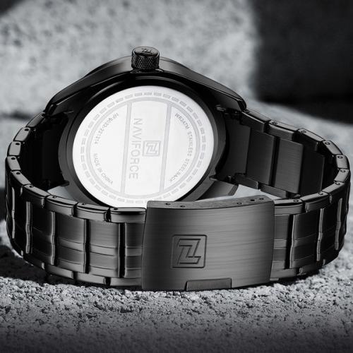 Наручний годинник чоловічий NaviForce Perfect Чорний (3109)