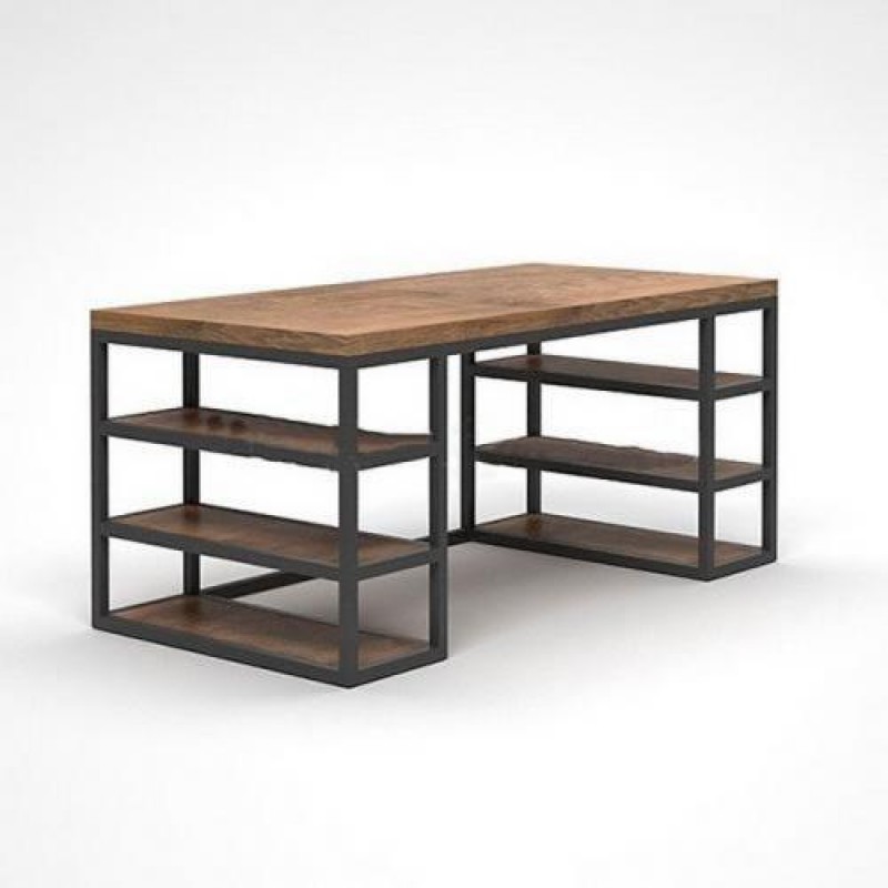 Офісний стіл у стилі Loft NS-1389 780x1200x650 мм Черный