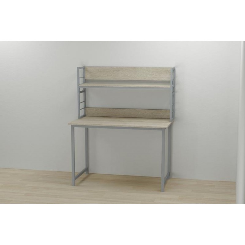 Надбудова для столу Ferrum-decor Лінкольн 60x100x28 Сірий ДСП Сонома (LIN0018)