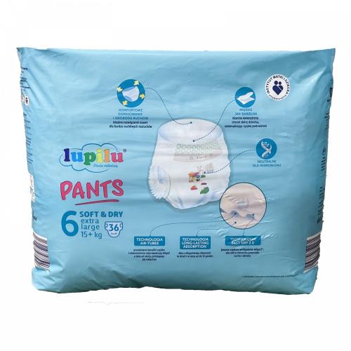 Підгузники трусики Lupilu soft & dry 6 extra large 15+ кг 72 шт в інтернет супермаркеті PbayMarket!