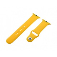 Ремінець Anchor для Apple Watch Band Silicone One-Piece Size-S 42/44mm Колір 04 Yellow
