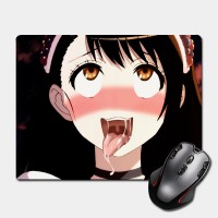 Ігрова поверхня Nextprint брюнетка Ахегао - Ahegao 220 х 180 мм (14981)