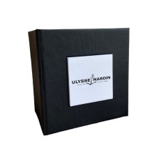 Подарункова упаковка-коробка для годинника Ulysse Nardin Чорний 90х90х60 мм