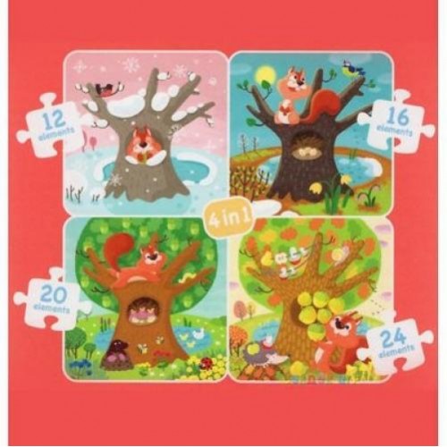 Пазл DoDo Toys 4в1  Пазл DoDo Toys 4в1