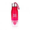 Спортивна пляшка-соковитискач H2O Water bottle Red 500 мл Червоний