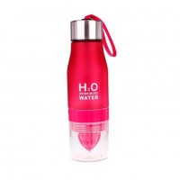 Спортивна пляшка-соковитискач H2O Water bottle Red 500 мл Червоний