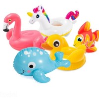 Надувний набір іграшок 5 в 1 Intex 58590-5 «Звірятка» (Тедді, Дакотта, Біллі, Фламінго, Єдиноріг)