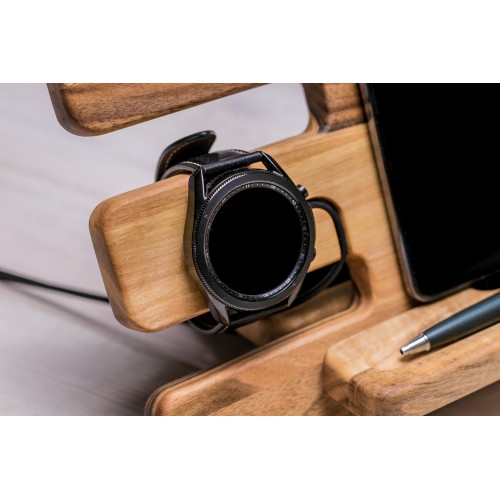 Настільний дерев'яний органайзер для гаджетів ecoWalnut  292x180x180 мм
