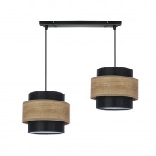 Люстра Candellux Twin 55x100 см Чорний (32-17888)