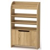 Тумба для взуття з відкритими полицями Компанит ТО 14 70х25х114,2 см Дуб сонома