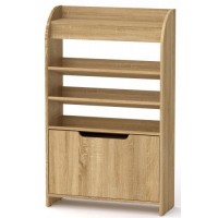 Тумба для взуття з відкритими полицями Компанит ТО 14 70х25х114,2 см Дуб сонома