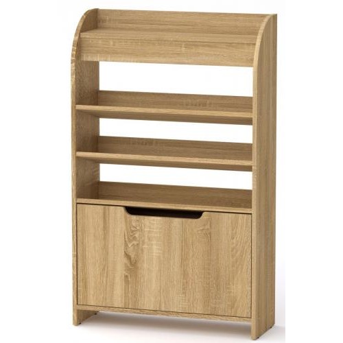 Тумба для взуття з відкритими полицями Компанит ТО 14 70х25х114,2 см Дуб сонома Тумба для взуття з відкритими полицями Компанит ТО 14 70х25х114,2 см Дуб сонома