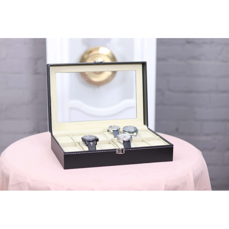 Скринька для зберігання годинників Craft Чорний 12PU