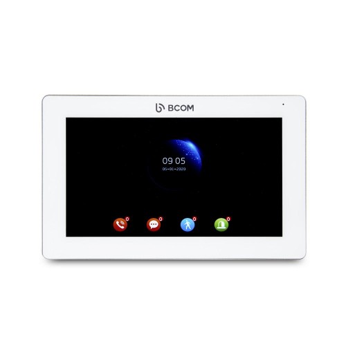 Комплект відеодомофону BCOM BD-770FHD White Kit: відеодомофон 7