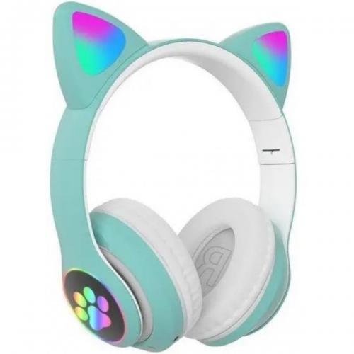 Навушники Bluetooth MDR CAT ear CAT ear VZV-23M 7805 з підсвічуванням Mint в інтернет супермаркеті PbayMarket!