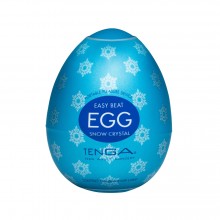 Мастурбатор-яйце Tenga Egg Snow Crystal з охолоджувальним лубрикантом