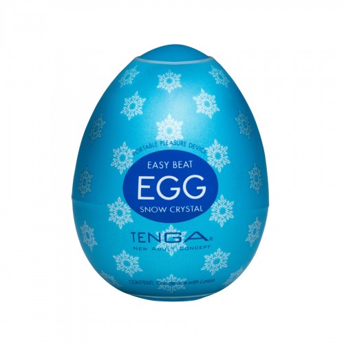 Мастурбатор-яйце Tenga Egg Snow Crystal з охолоджувальним лубрикантом в інтернет супермаркеті PbayMarket!