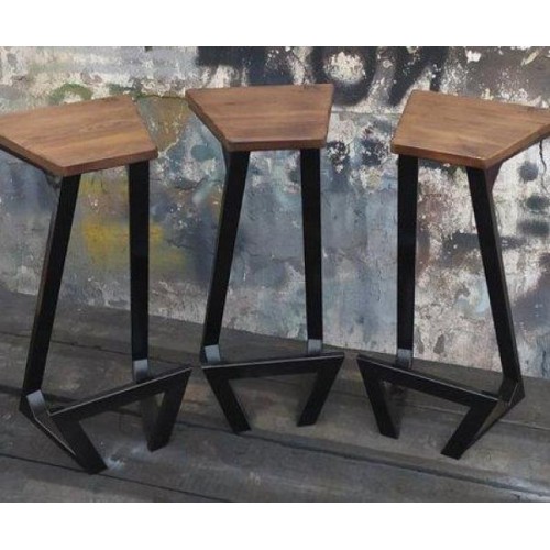 Барний стілець GoodsMetall у стилі ЛОФТ 750х300х300 мм Zeta Барний стілець GoodsMetall у стилі ЛОФТ 750х300х300 мм Zeta