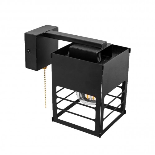 Бра в стилі лофт MSK Electric Urban під лампу Е27 NL 2310-1 BK Бра в стилі лофт MSK Electric Urban під лампу Е27 NL 2310-1 BK