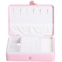 Скринька-органайзер для прикрас YIWU 16x11x4.7 см Рожевий (HP-5-30P)